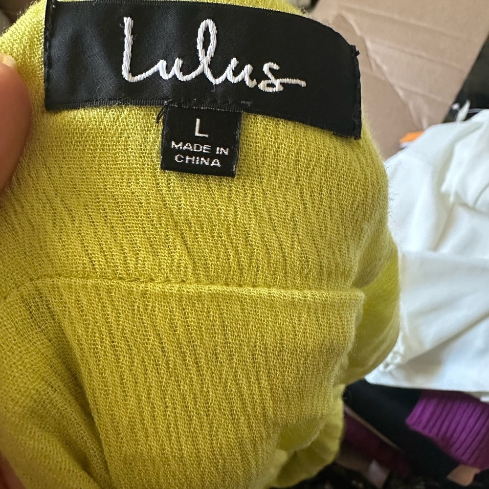 Lulu's Vibrant Lime High-Low Dress - Picture 3 of 5